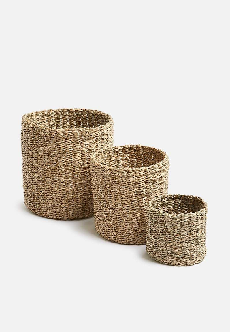 MULTIPURPOSE DECORATIVE BASKET WITH HANDLES