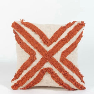 ALMOHADON POMPON TERRACOTA III - 45 x 45