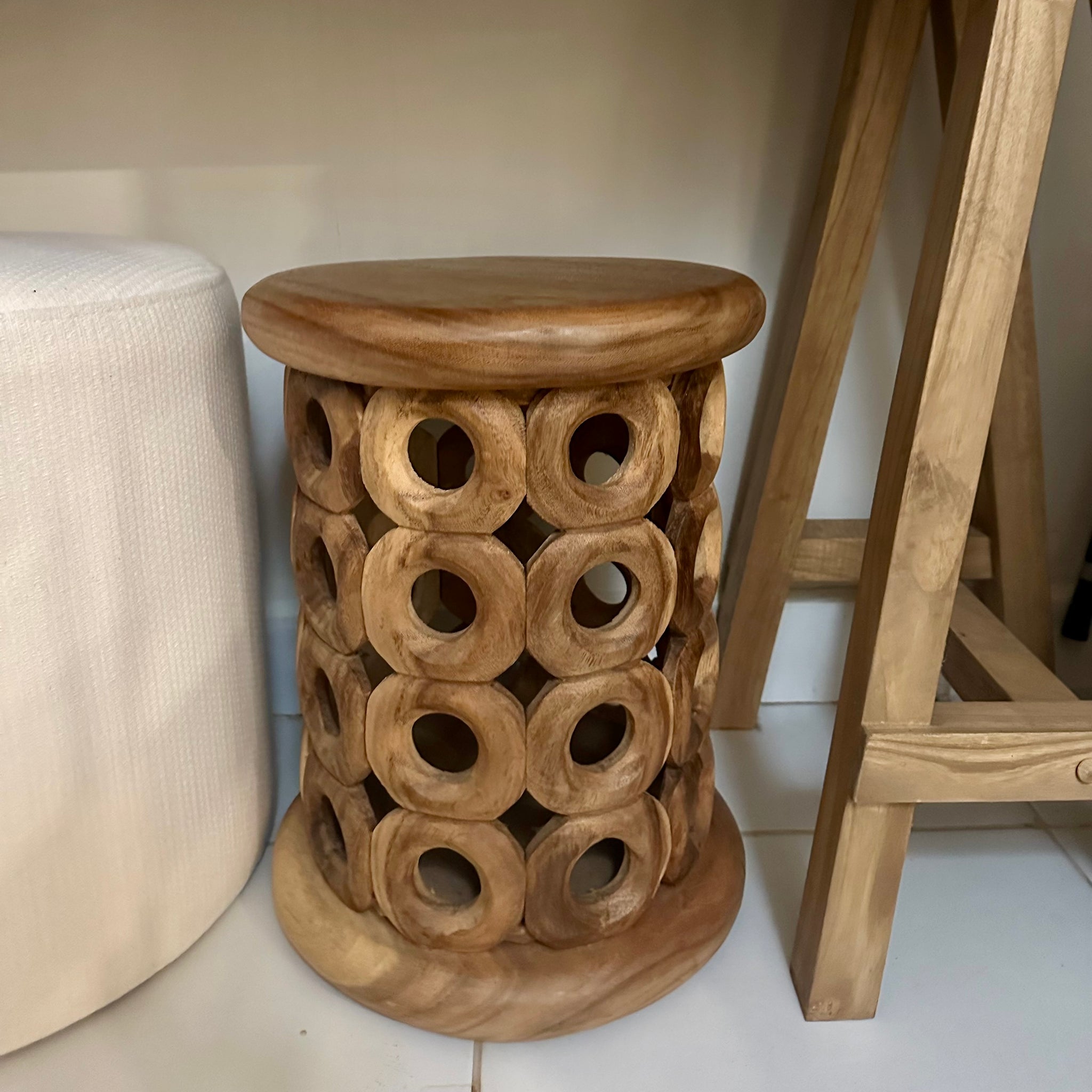 BANQUETA BOHEMIAN TRIBAL STOOL