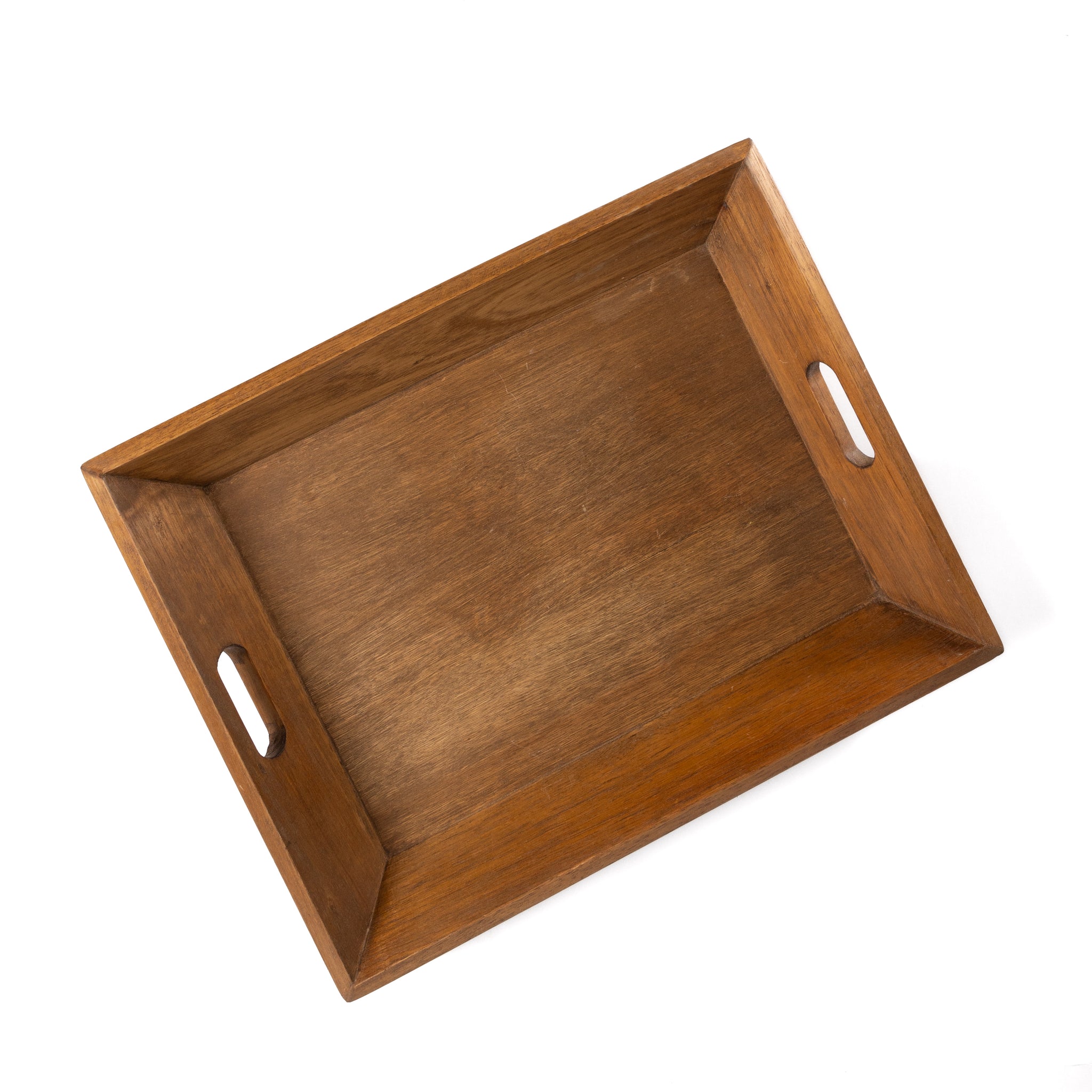 Bandejas De Madera De Pino Negras - 32x20x2 Cm, Pack De 2, Para Servir O Decorar
