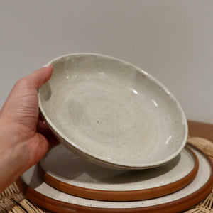PLATO HONDO CERÁMICA ARTESANAL ARENA