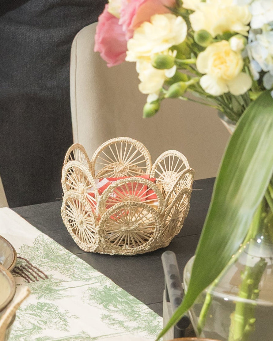 CANASTA PANERA ARTESANAL IRACA CRUDO