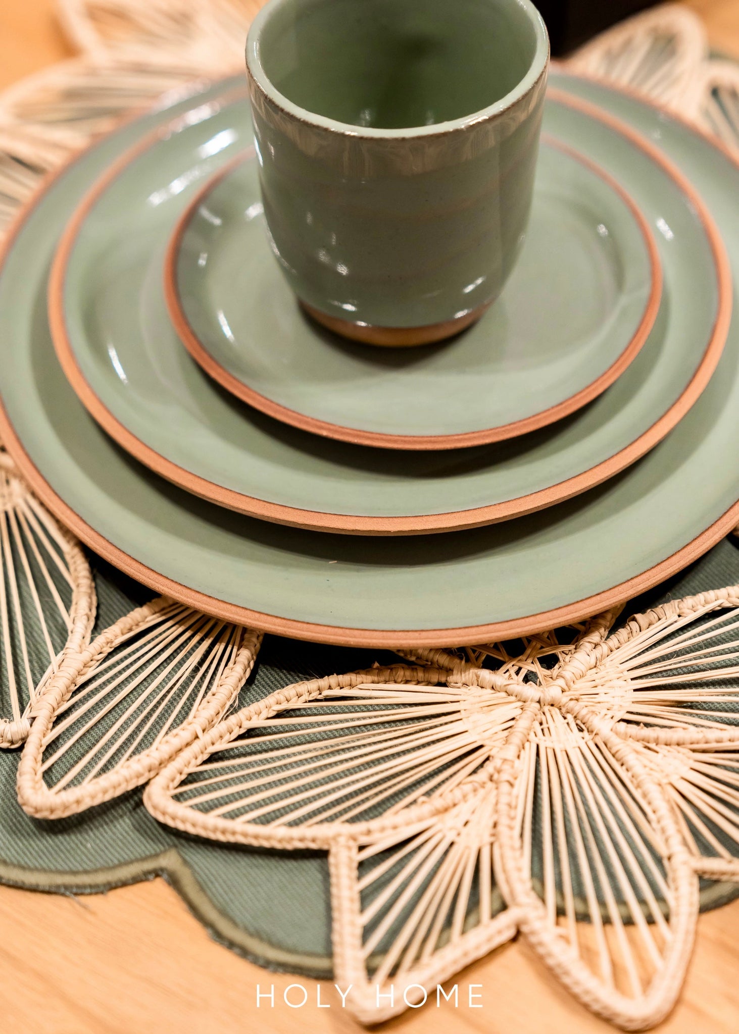 POSA PLATO INDIVIDUAL MIMBRE HOJAS