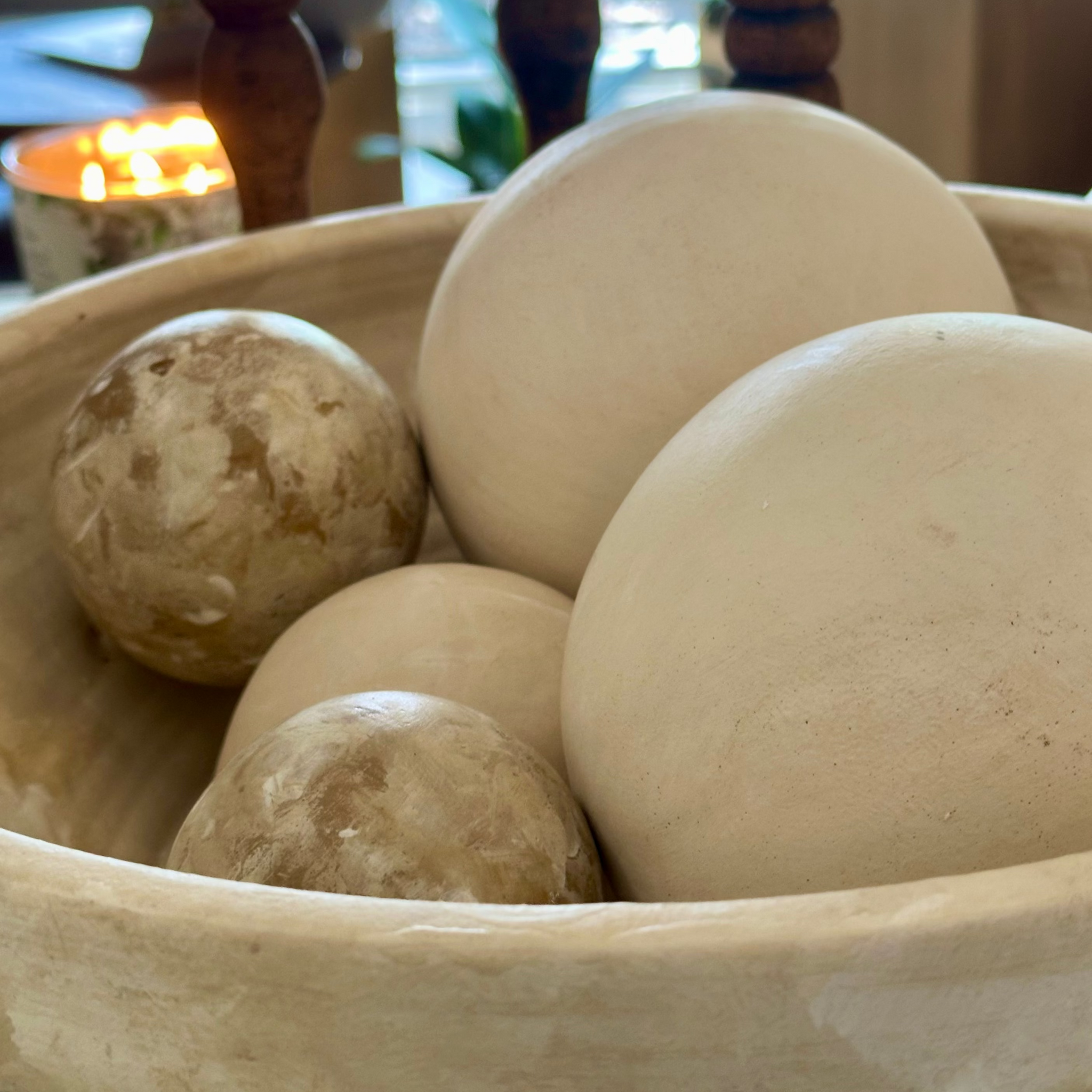 PELOTAS DECORATIVAS DE CERÁMICA