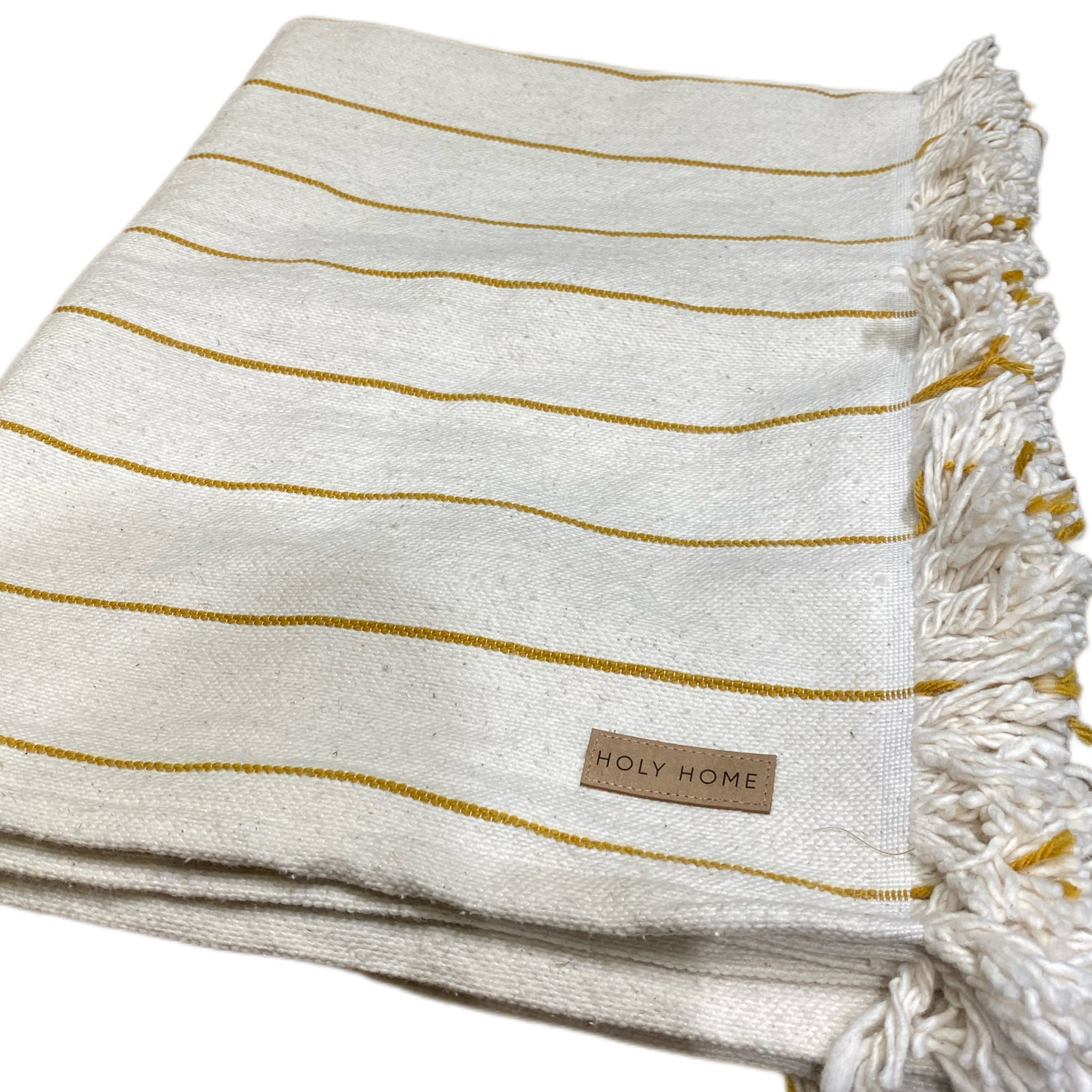 MUSTARD COTTON BLANKET